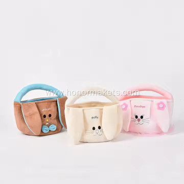 Easter Plush Bunny Basket